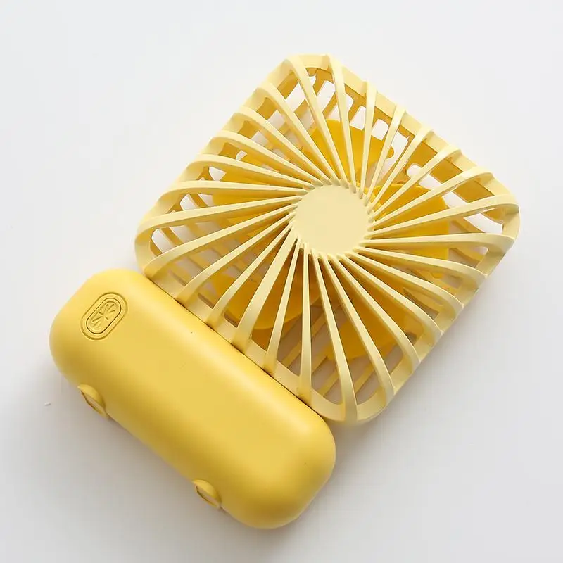 Latest design five-color Square handheld mini fan