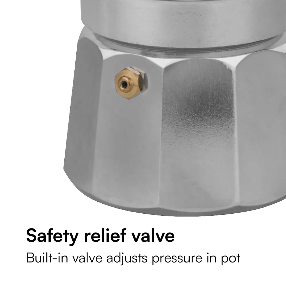 China factory direct 6/12 tozze cheap aluminum portable outdoor high quality moka pot new moka coffee pot