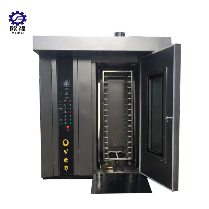 bread bakery equipment/baking rotary oven//rotating baking oven for sale