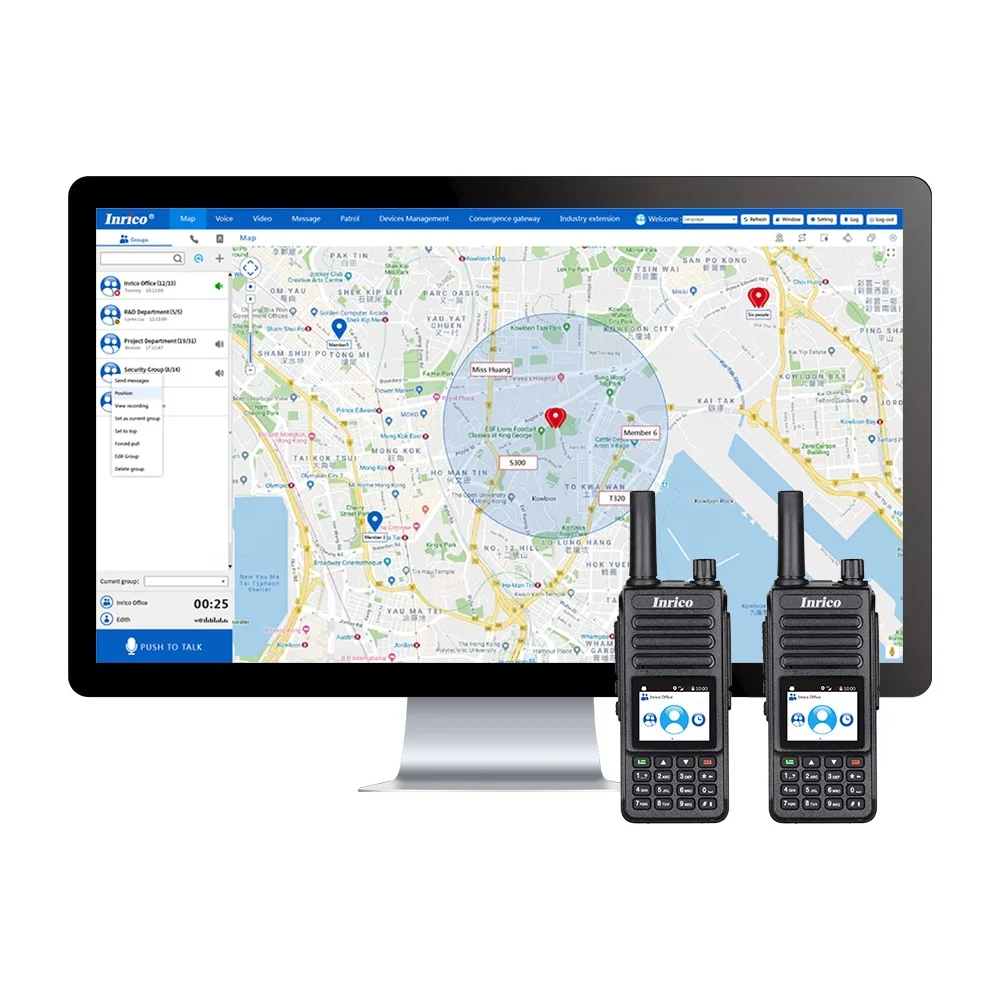 Портативная портативная рация Inrico 3G LTE
