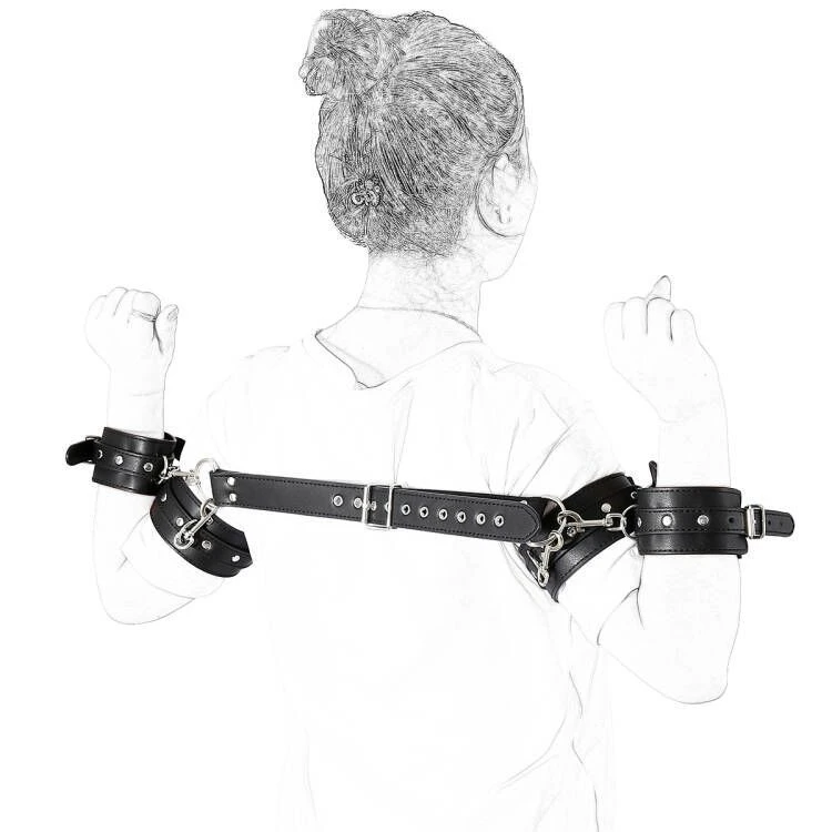 BDSM Sex kit adult sex toys bondage Leather Fun 3PCS Set Couple Sex Products Leather bdsm Handcuff and Anklet