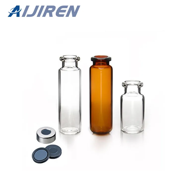 AIJIREN lab wholesale  Amber 10ml headspace  glass bottle  10ml laboratory bottles  for Shimadzu Aglient GC-MS system