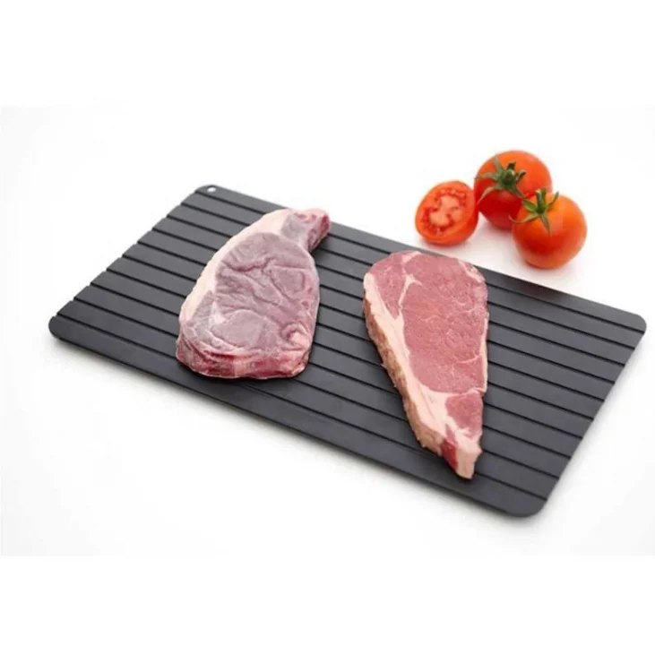 Aluminum Food Quick Defrosting board Home steak Seafood defrosting plate Cutting board Meat kitchen tools