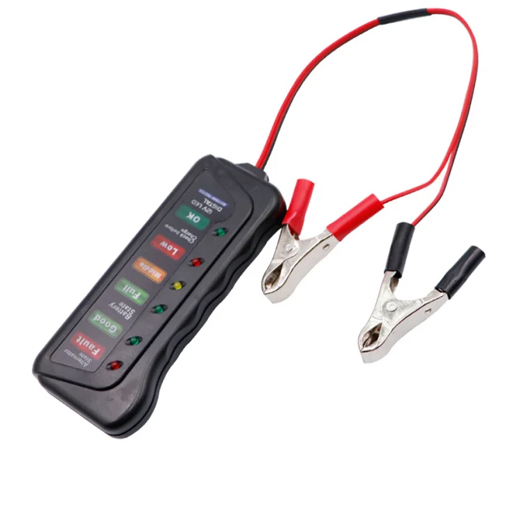 Цифровой тестер нагрузки батареи 12 В тестер емкости батареи тестер литиевых транспортных средств