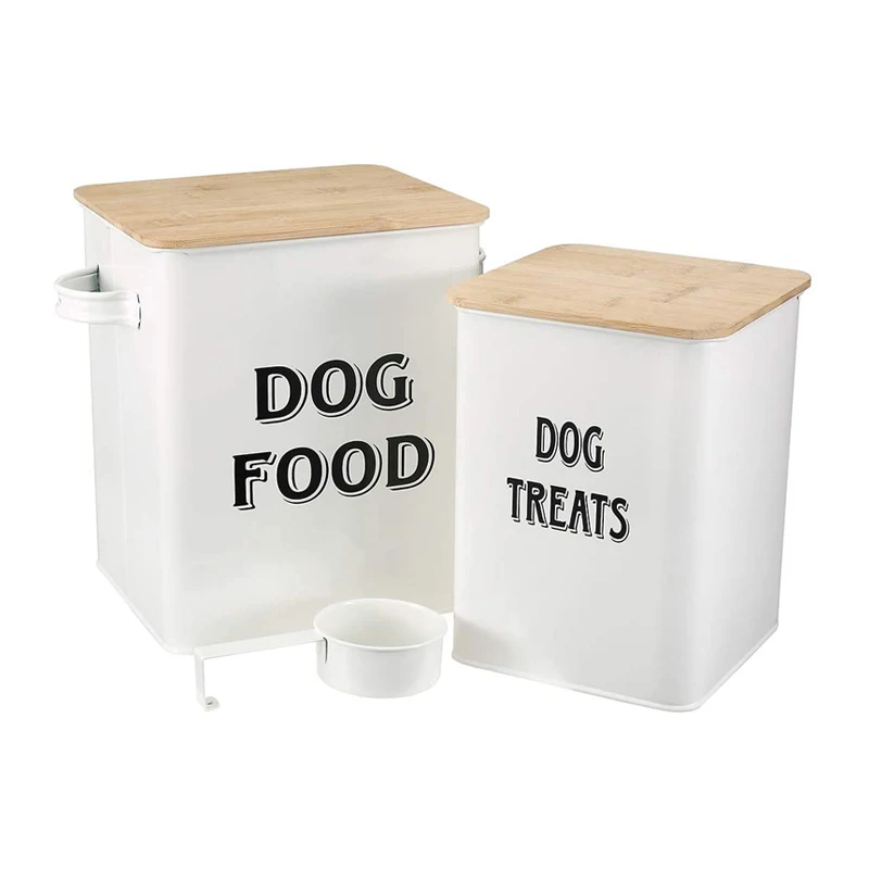 
Fondopet Pet Food Treats Containers Set with Scoop 