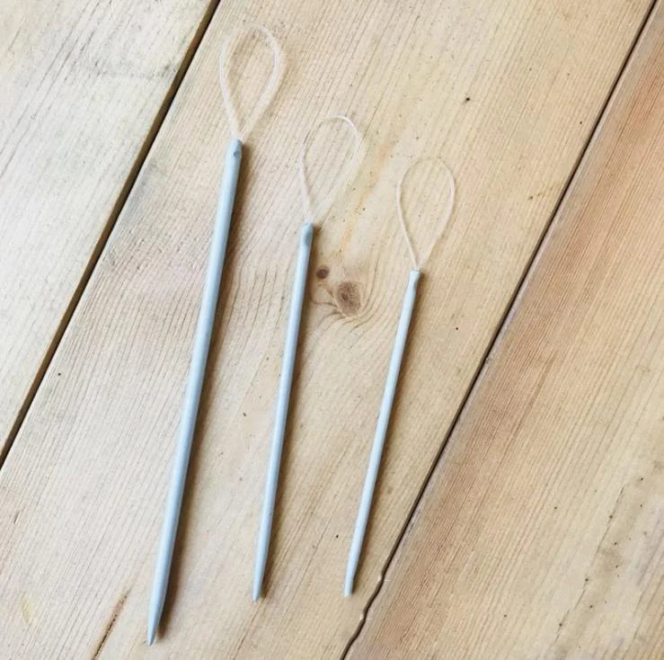 ALUMINIUM  materials knitting needles sewing needle colored /Nylon thread threader/wool threader