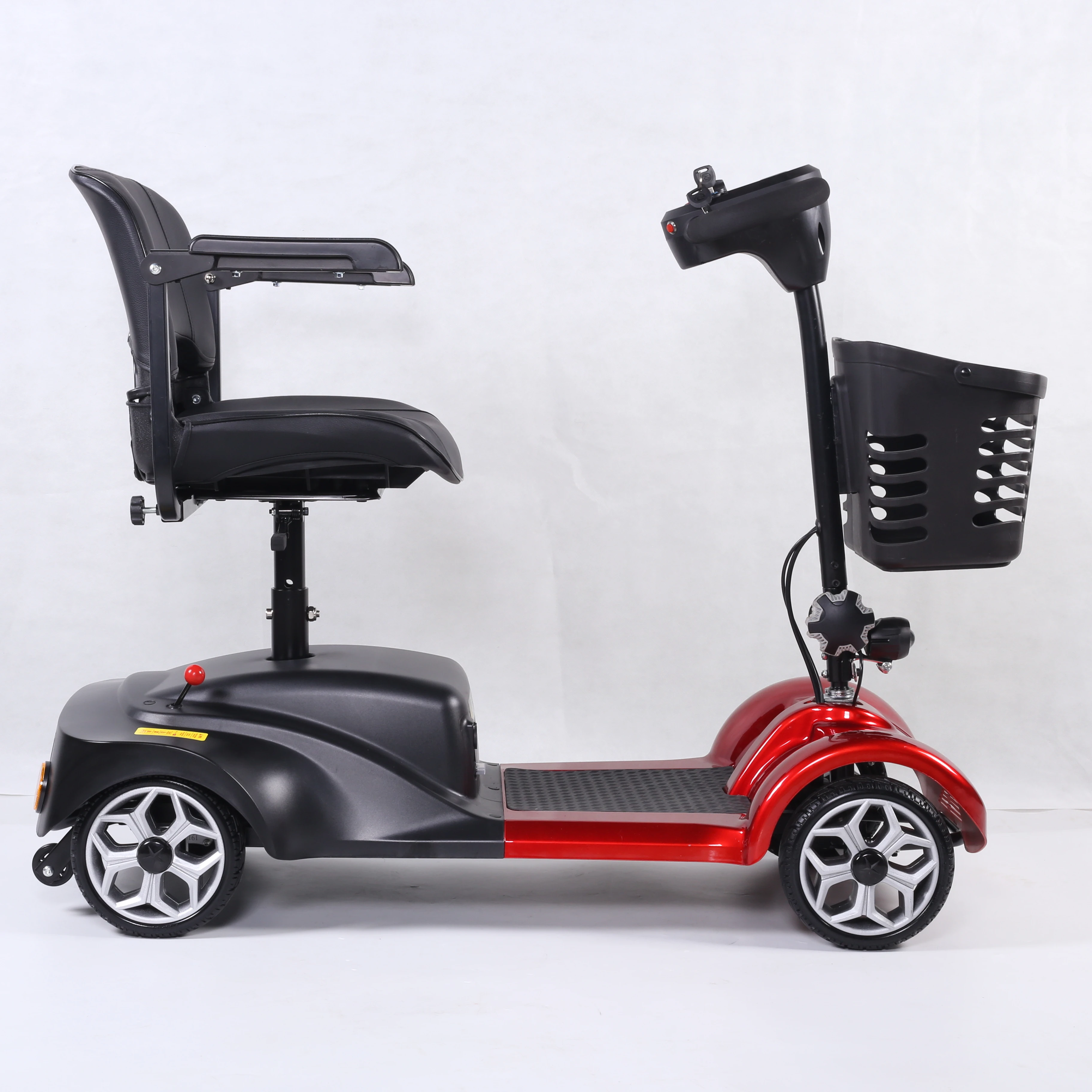min smart 4 wheel mobility elderly disability folding electric scooter adult for handicapped
