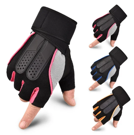 
Ready To Ship Windproof Breathable Cycling Gloves Half Finger For Men And Women 