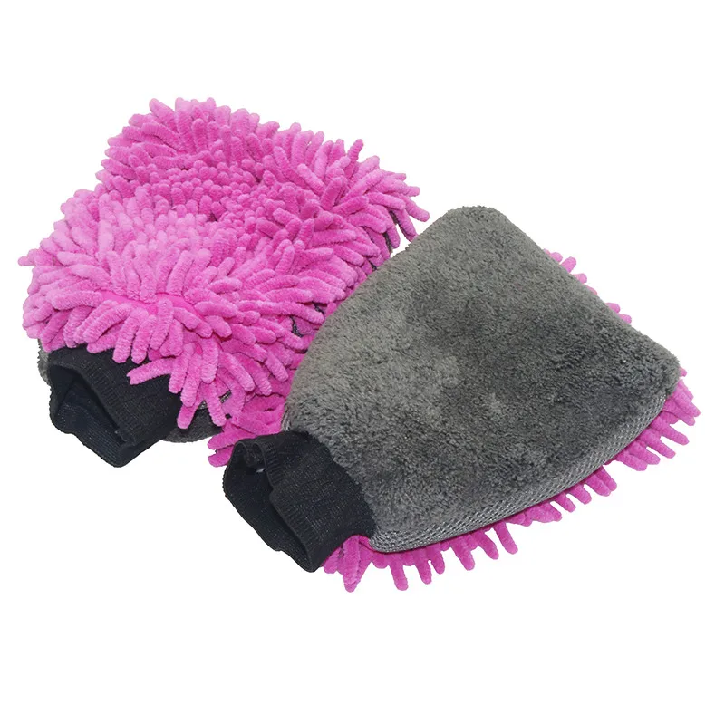 Car Wash . Coral Mitt Soft Anti-scratch for Car Wash Multifunction Thick Cleaning . Car Wax Detailing Brush