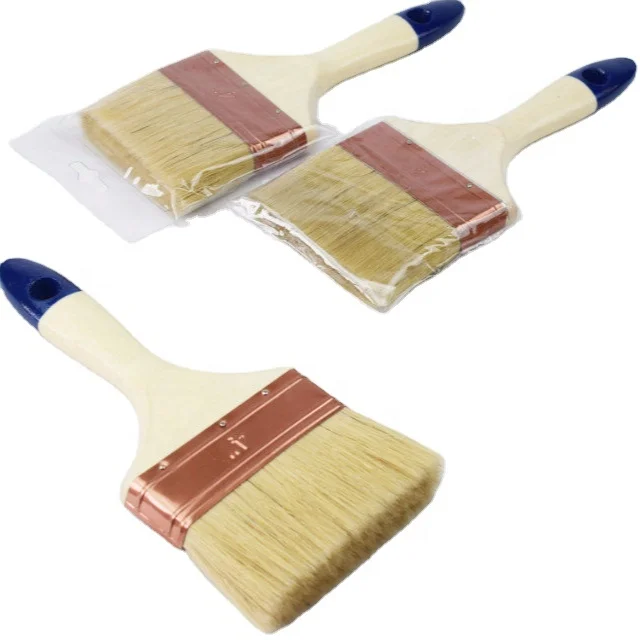 Hot selling Bristle Paint Brush Wooden Handle Factory Bristle Hair Brush