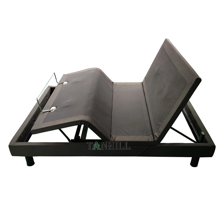 factory wholesale Electric Adjustable Beds Base Modern King Size Home Furniture Bedroom Furniture Flat Soft Bed Frame bunk bed