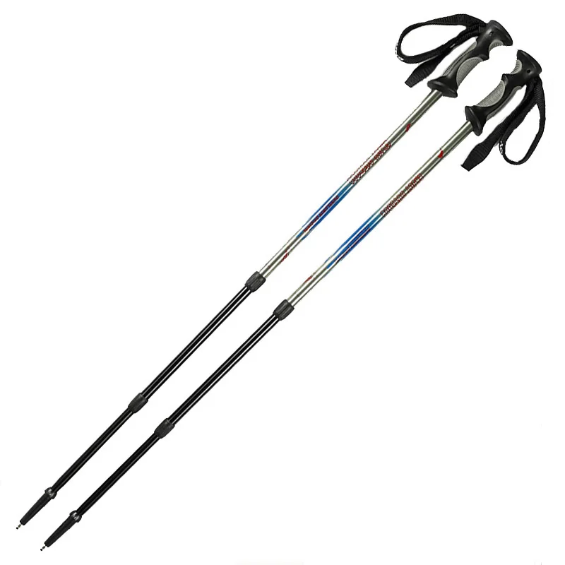 Lightweight Aluminum Telescopic Anti Shock Classical Hiking Pole Nordic Walking Sticks Trekking Poles For Hiking
