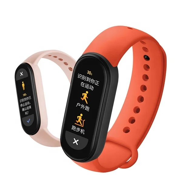 Оригинальный фитнес-браслет Xiaomi Mi Smart Band 6 с пульсометром и цветным светодиодным