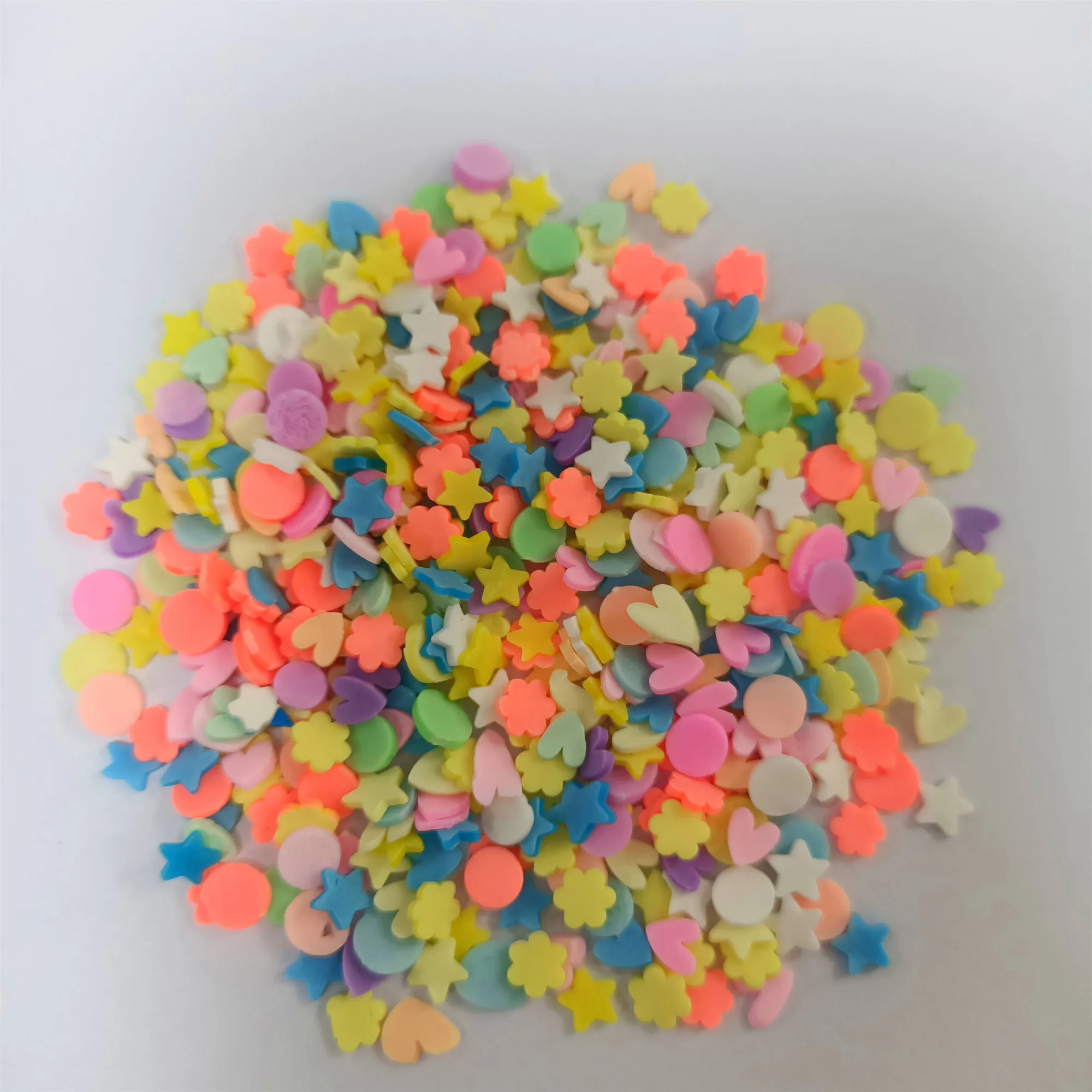 Clay  Confetti Soft PVC Candy Fruit shapes multi sequins for Slime & crafts  decoration