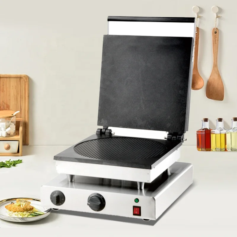 Commercial Waffle Cone and Stroopwafel Maker Snack Machine for Kitchen Use