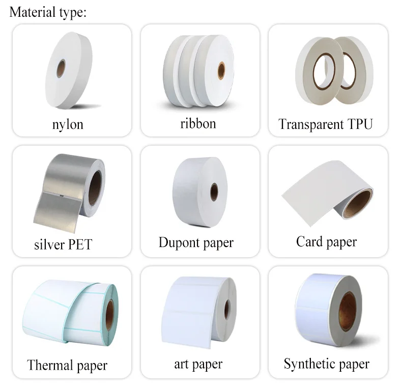 textile fabric label satin ribbon printing machine automatic digital thermal ribbon hot foil stamping machine