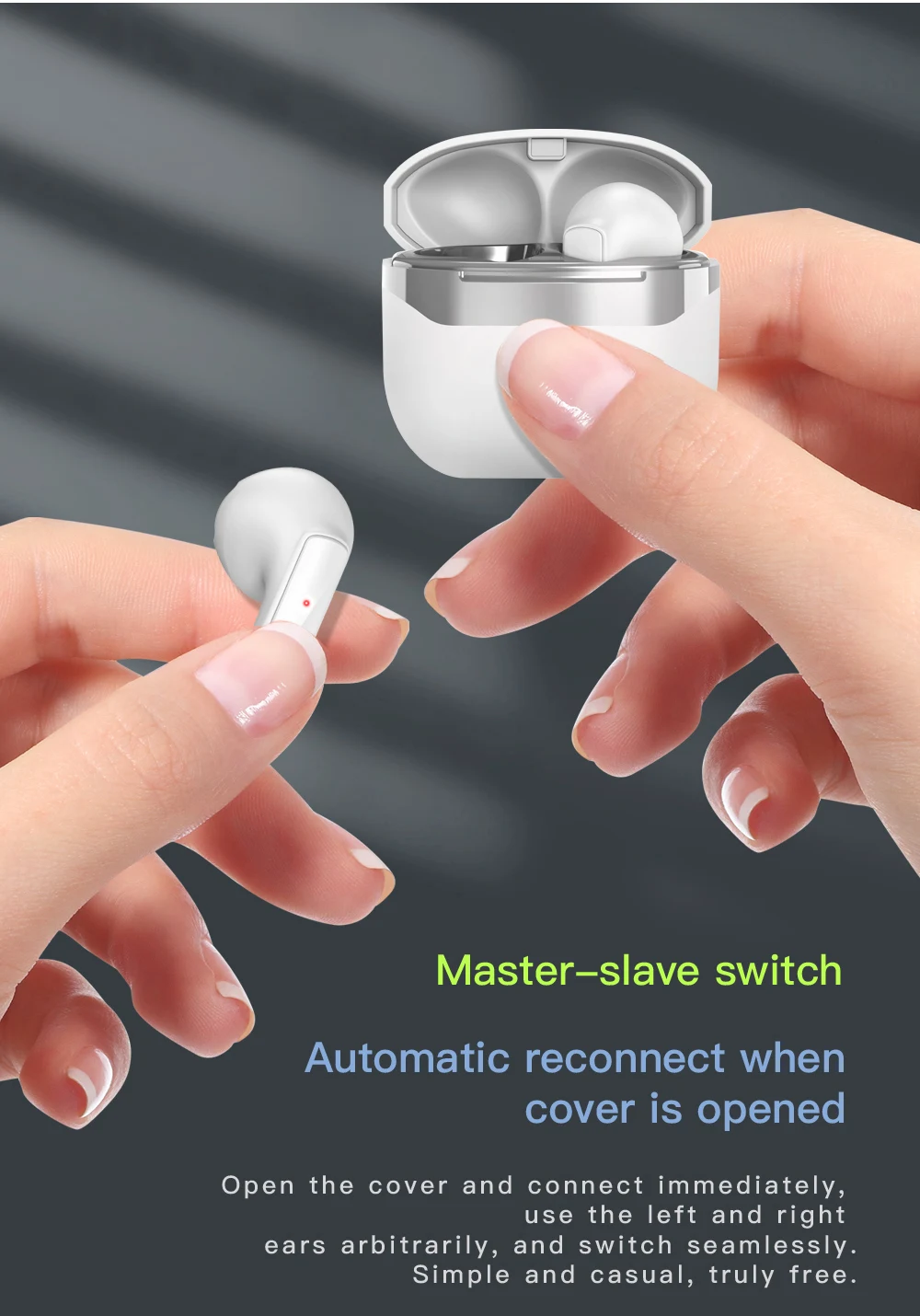 Products That Best Selling Waterproof Audionic Earbuds Anc Bt 5.1 Audifonos TWS Hendsfree Earphone In Ear Sports Mini TWS Anc