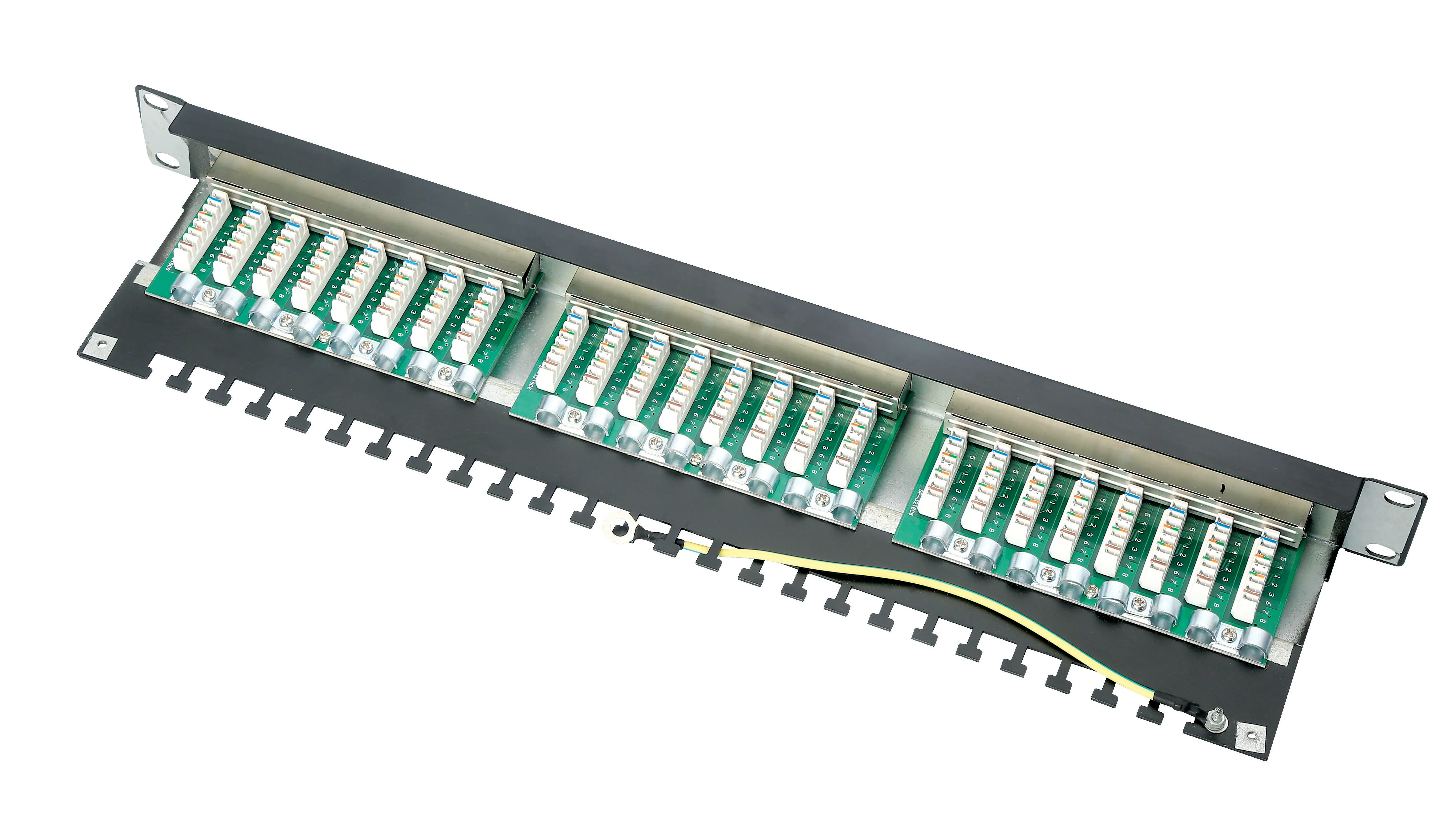 cat6 shield FTP telephone 24 port patch panel