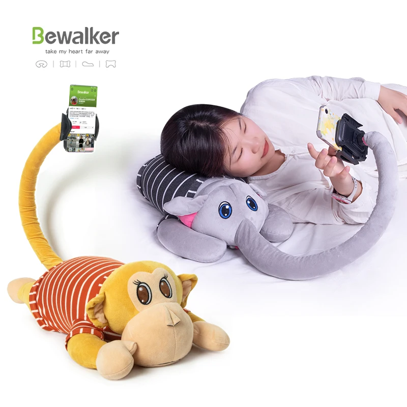Bewalker Breathable Therapeutic Ergonomic Side Sleeper Orthopedic Contour sleep Pillow with Mobile phone holder