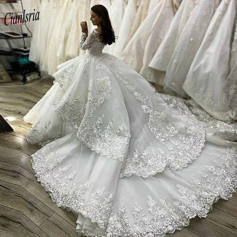 AL1798 plus size wedding dresses for bride confirmation wedding dresses 2024 vestidos de novia ball gown pakistan bridal dress