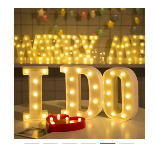  Индивидуальные шатры с надписью love lights 4