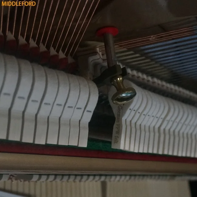 UP-116W Middleford white polish acoustic upright piano for sale