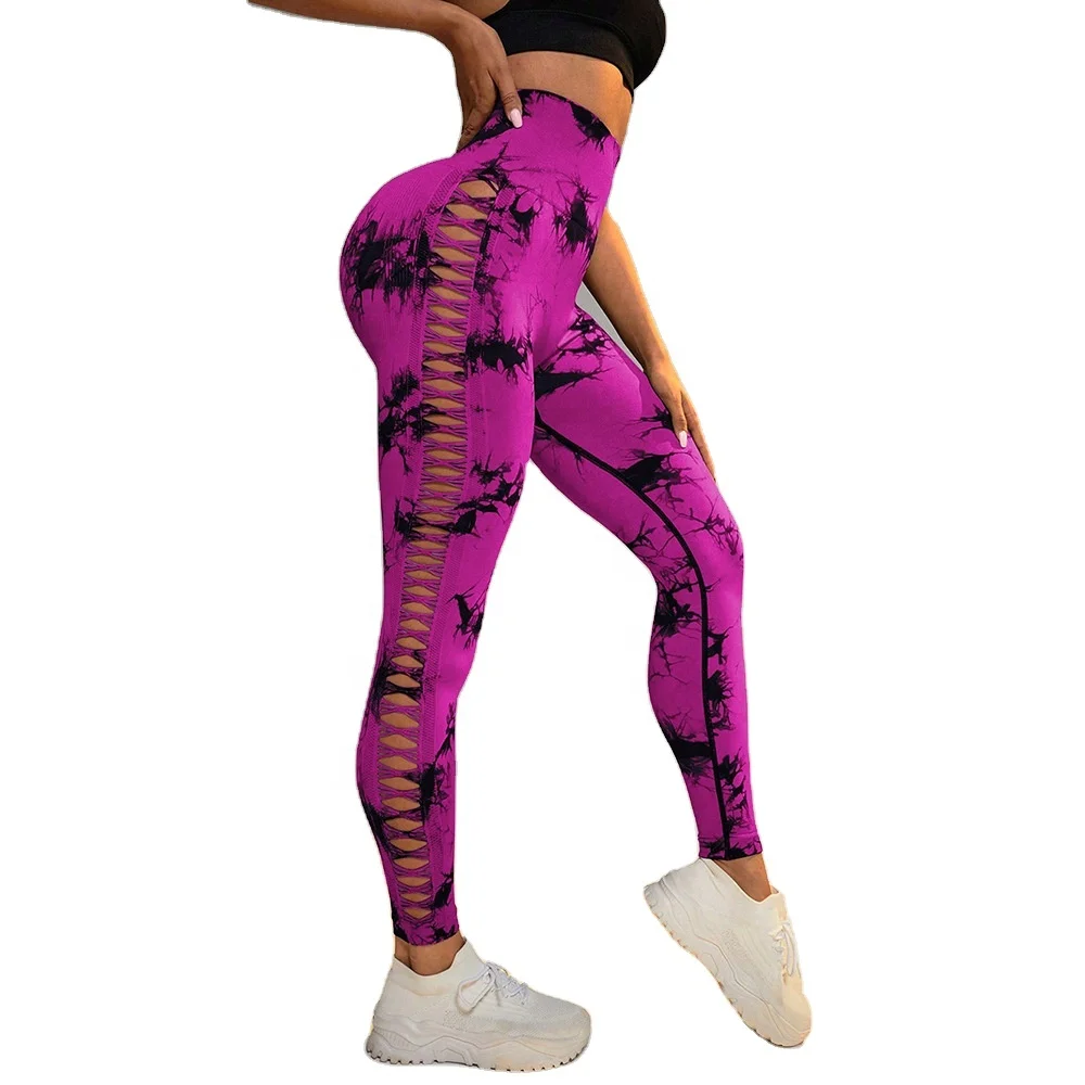 Hot Sale Women Sexy High Waist  Sport Leggings Female Seamless  Gym Leggings Sport Tights Yoga Pants