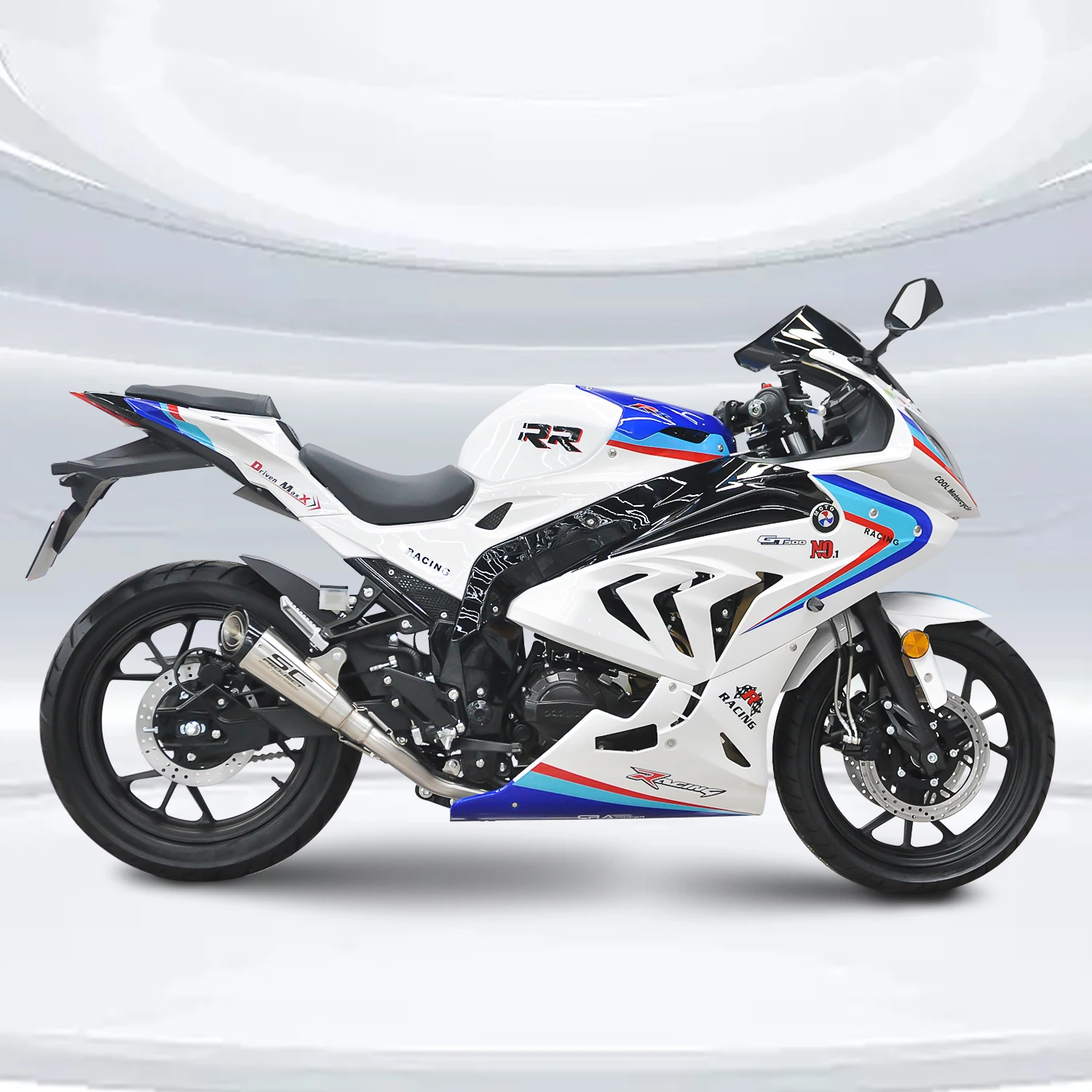 RACING MOTORCYCLE 400cc WATER COOLING Double Cylinder,4 stroke, 6 speed Water cooled Electric start double Disc brake