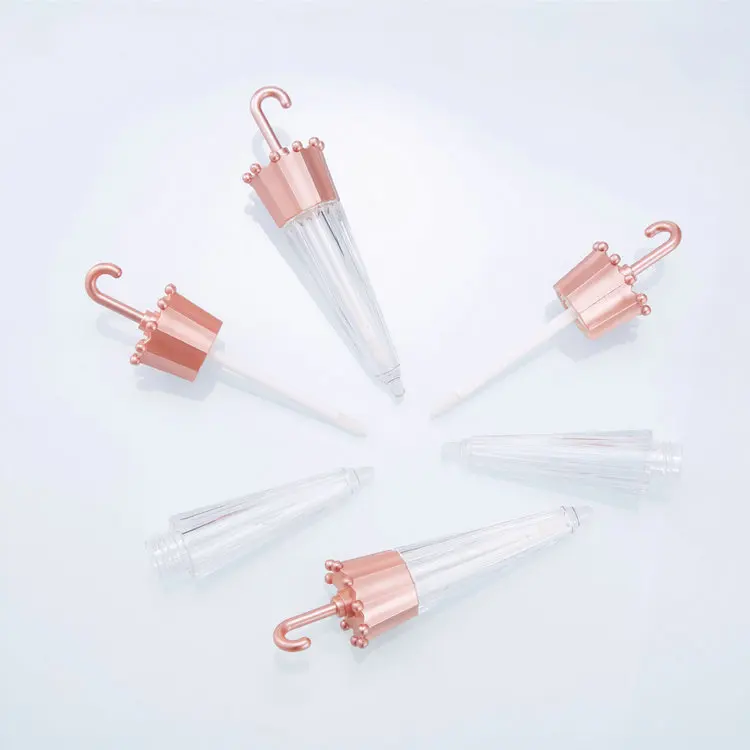 
new lipgloss tubes umbrella type lip gloss tube 