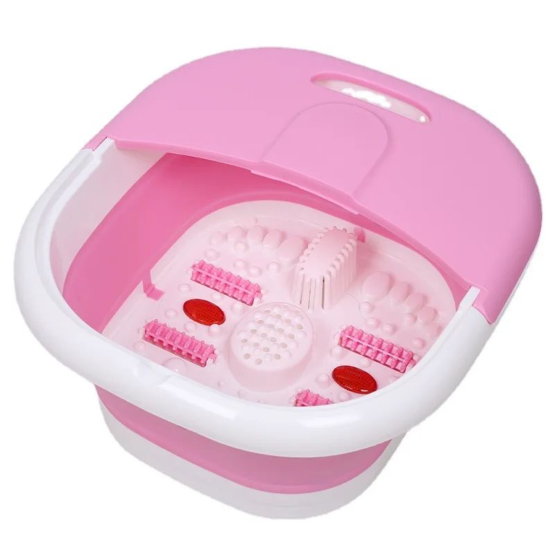 Electric massage home foldable foot wash basin Pedicure Foot massager automatic heating constant temperature foot bath