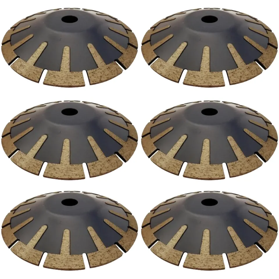 5 Inch Concave Curved Disc Diamond Saw Blade T-Segmented Turbo Rim Cutting Disc For Granite Marble Convex Diamond Tool