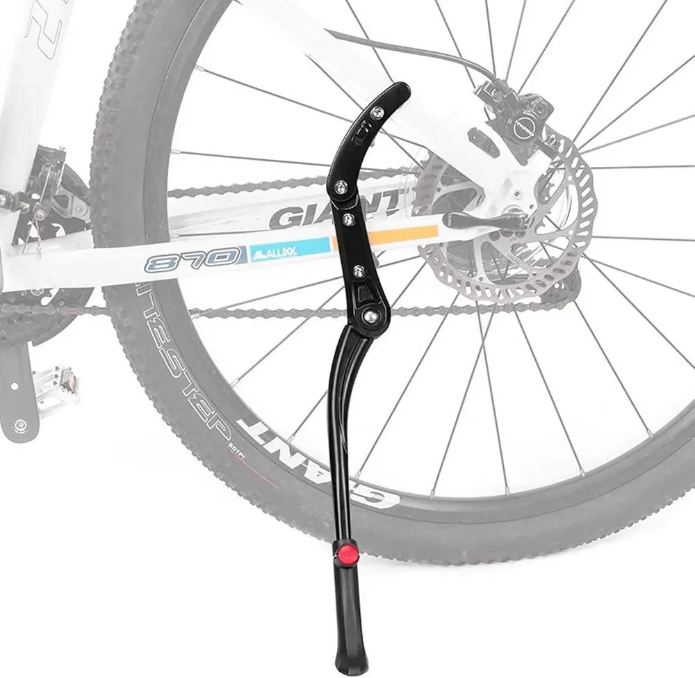 Bike Kickstand Mountain Bike Side Stand Adults 26 inch 28 inch Easy Installation Anti-Slip Foot Adjustable Bike Kickstand