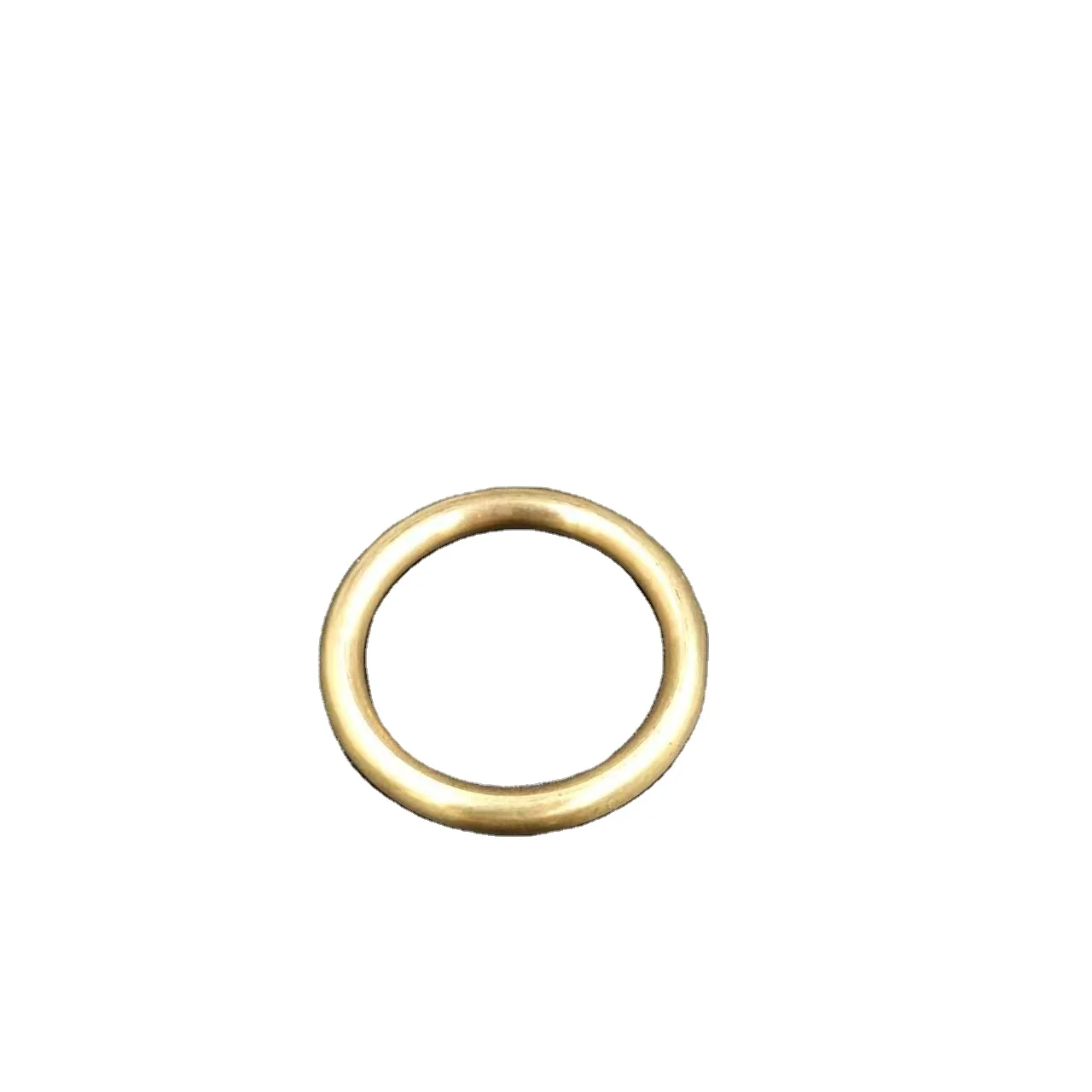 RR1012 Custom Size Solid Brass Circle Ring Bag Accessories Round O Ring Seamless