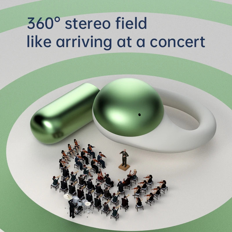 Factory Wholesale OWS noise-canceling open-ear bone connector headphones