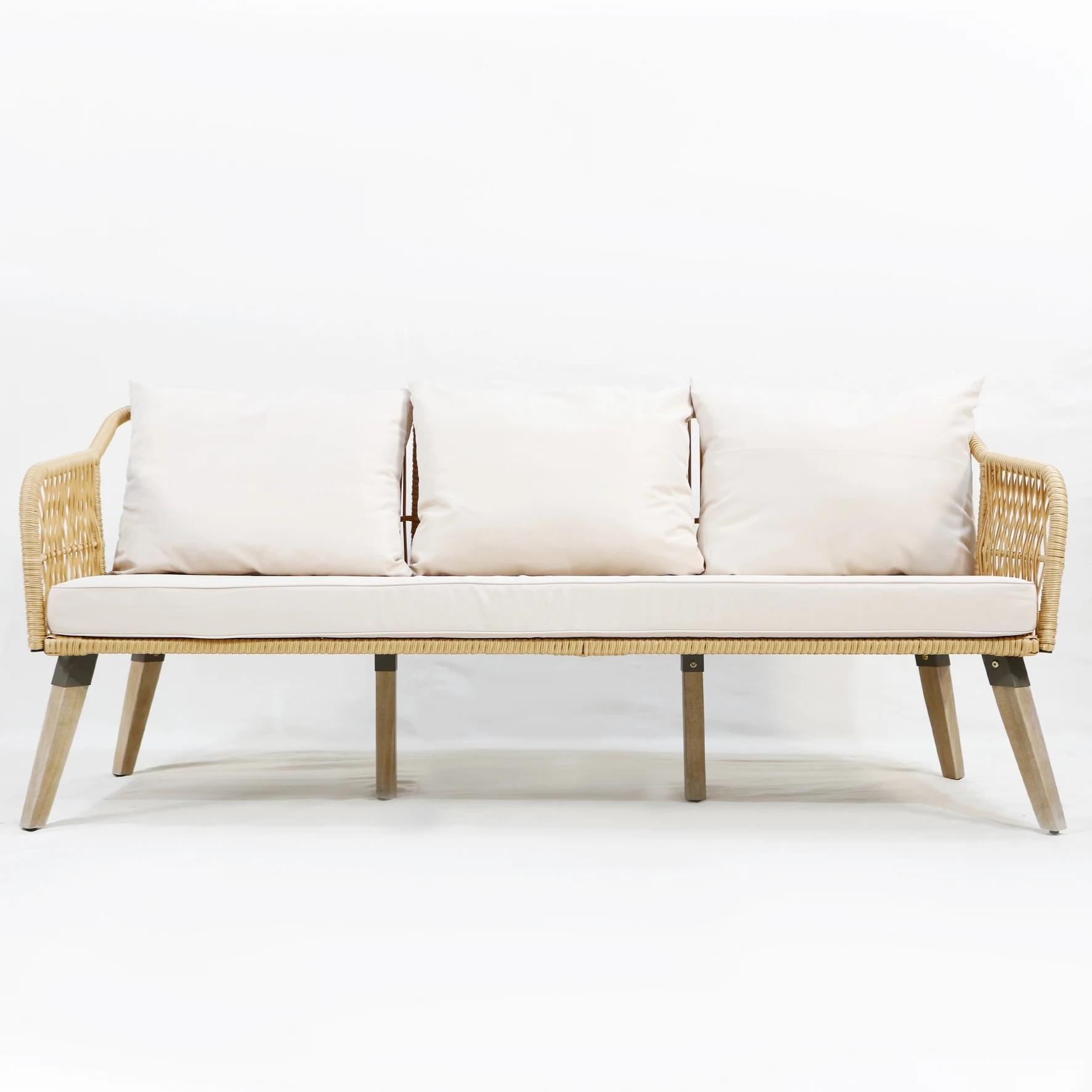 Заводские уличные стулья из ротанга с подушками идеально подходят для современной садовой