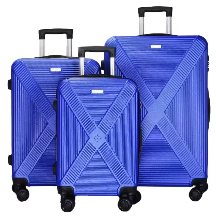 Promotional Selected Vintage Valise Aluminum Trolley Suitcase Designer Bags Double Wheel Duffle For Travel