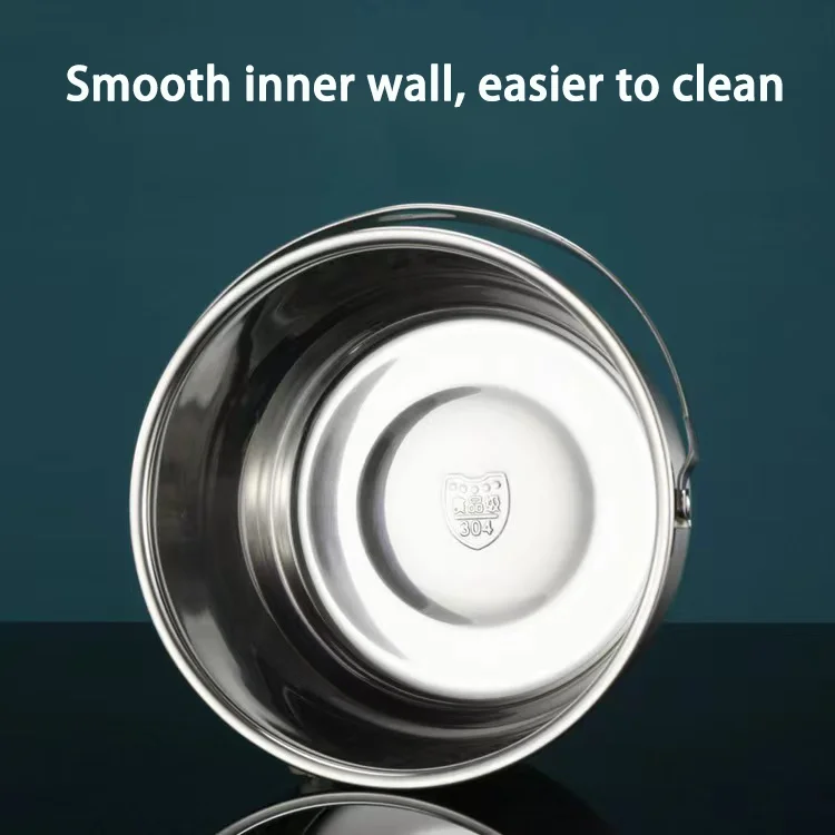 Stainless Steel Small Round Soup Pot With Lid For Cooking Vegetable Pot