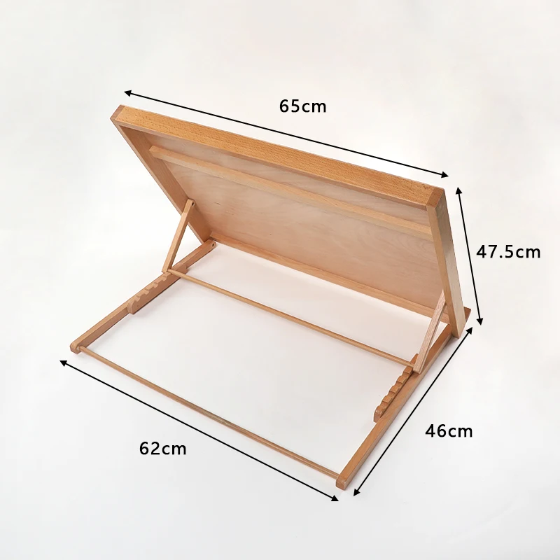 Factory Price Wholesale Boutique Wooden Drawing Easel For Oil Painting Diy Sketch Creation Adjustable Art Supplies Easel Board