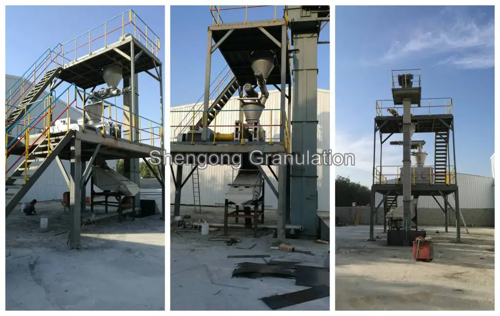 Chemical mineral fertilizer Powder material hydraulic mechanical high pressure no binder NPK nugget briquetting machine