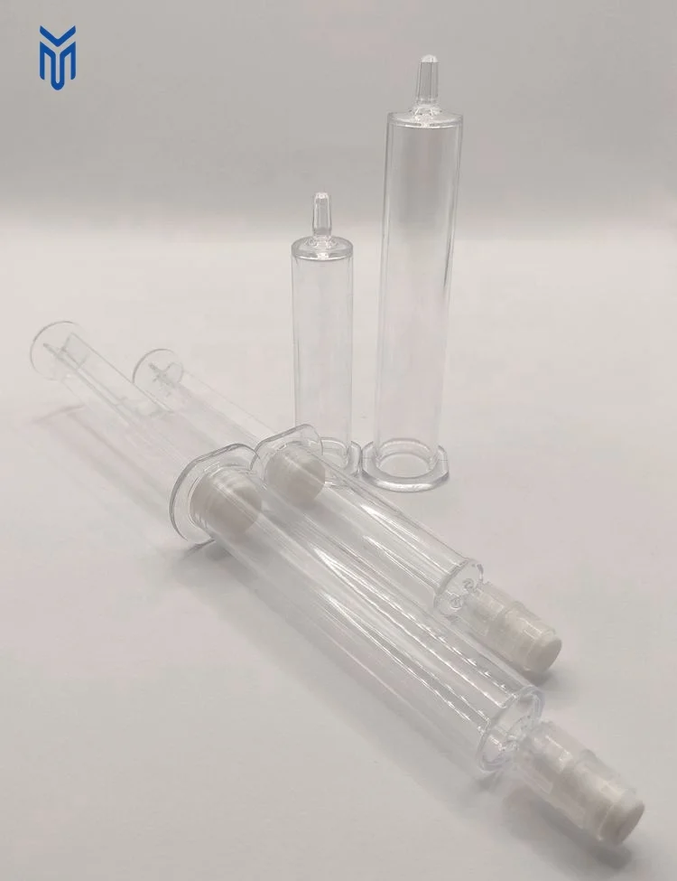 Wholesale 5ml 10ml Plastic Syringe Tube Airless Eye Cream Cosmetic Syringe Bottle