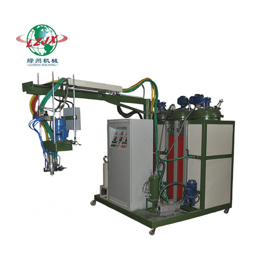 double colors pu foaming soles shoe making machine