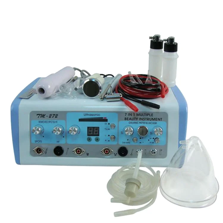 Home use facial machine 2021 beauty equipment ultrasonic high frequency vacuum spraying beauty