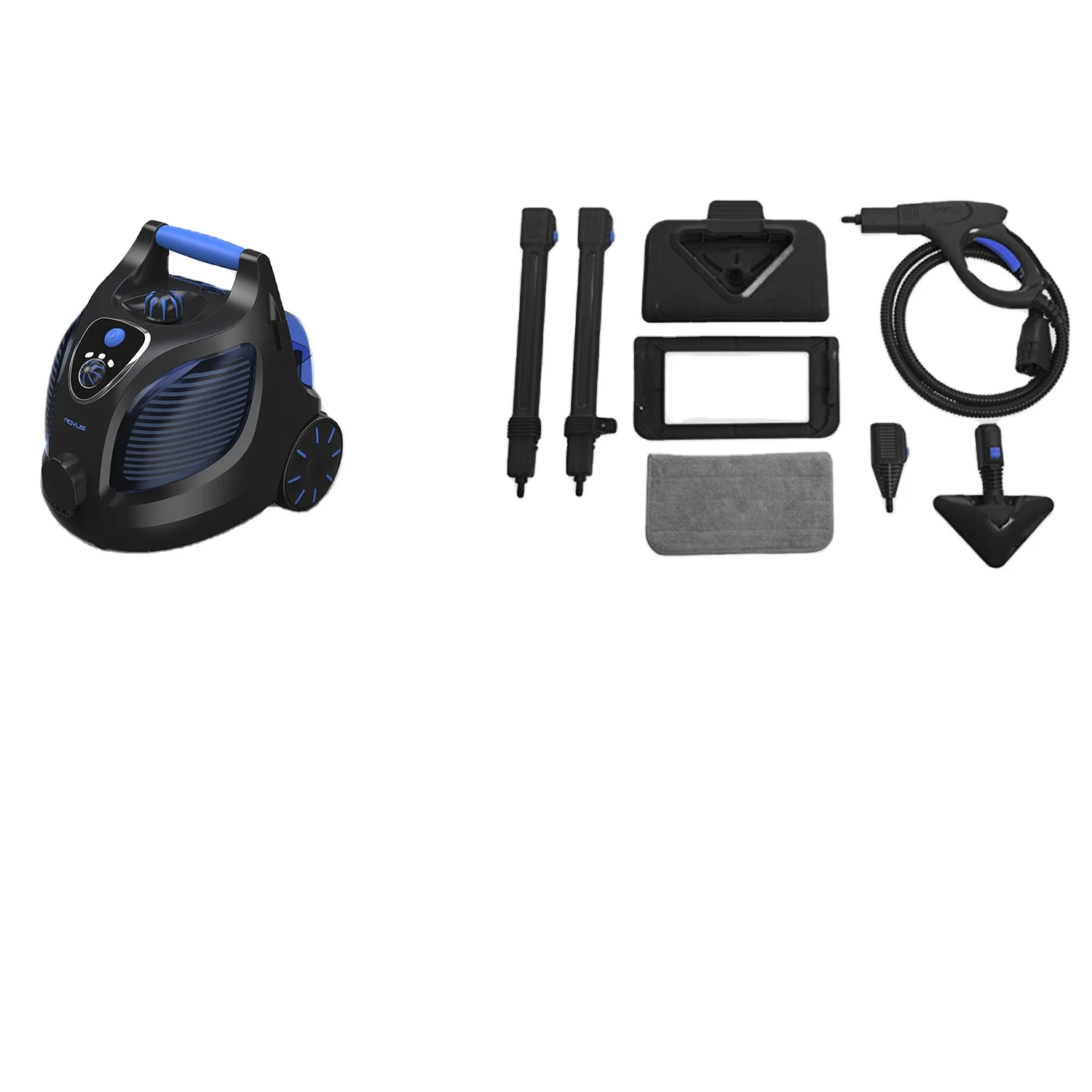 steam cleaning system with 1600W power and 1.6L water tank