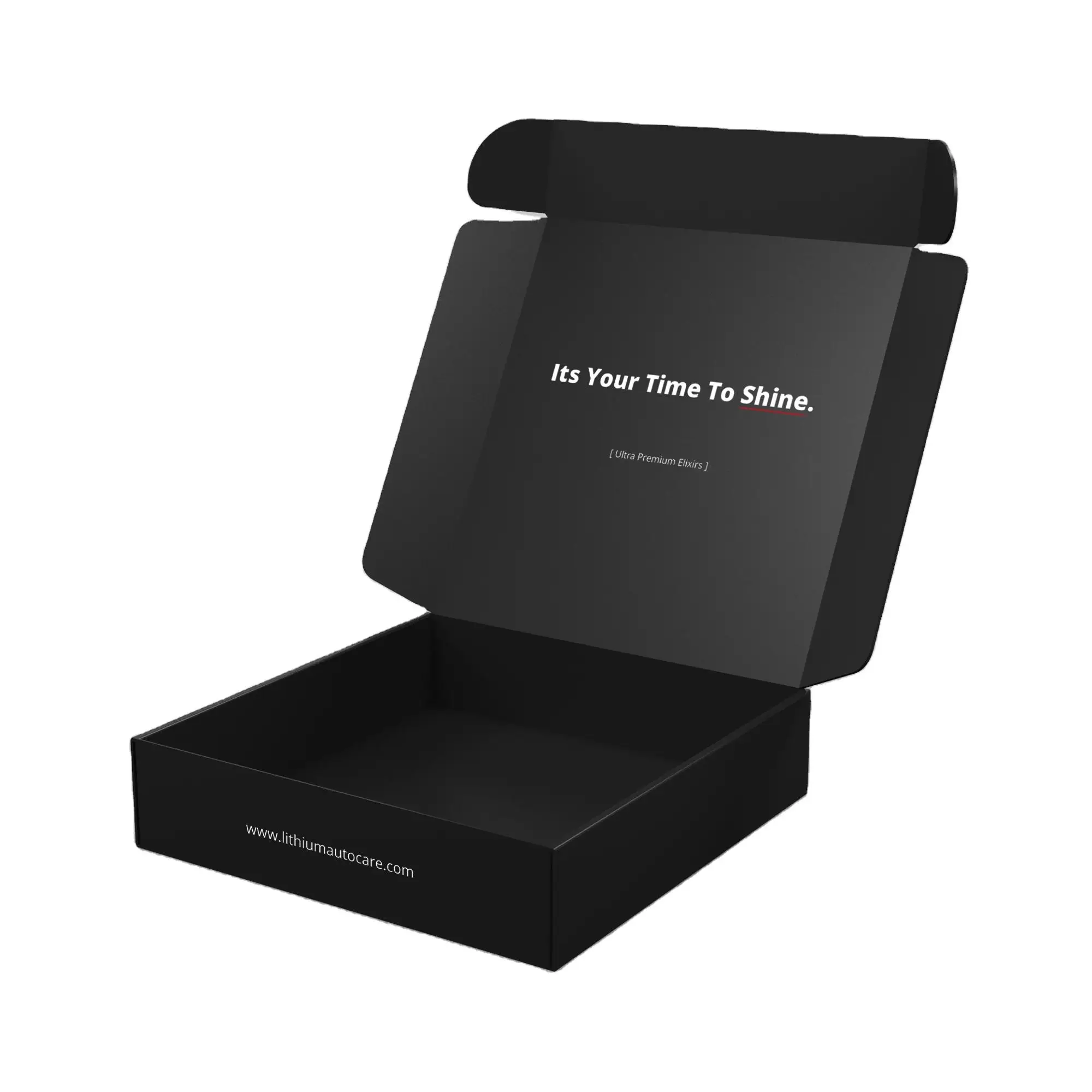 Custom logo high quality lock roll end corrugate Cardboard Cartons Shipping Mailer Box Packing