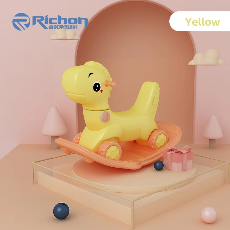 Cheap Plastic Rocking Horse Balance Toys Indoor Kids Riding Horse Toys