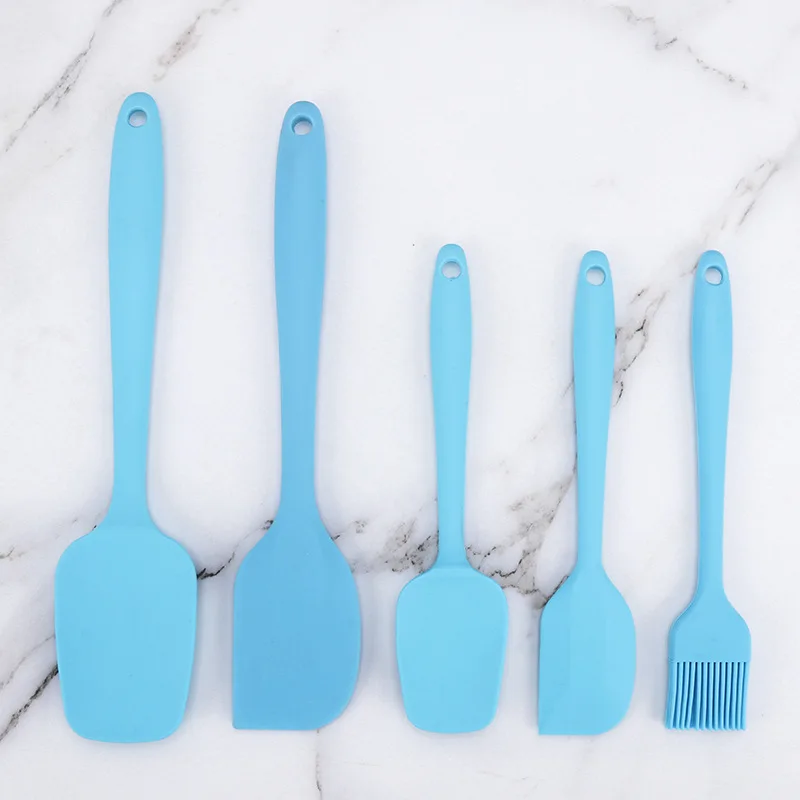 Silicone Cooking tools Non-Stick & Heat Resistant for Cooking Silicone Spatula Set Silicone Kitchenware Utensil Set