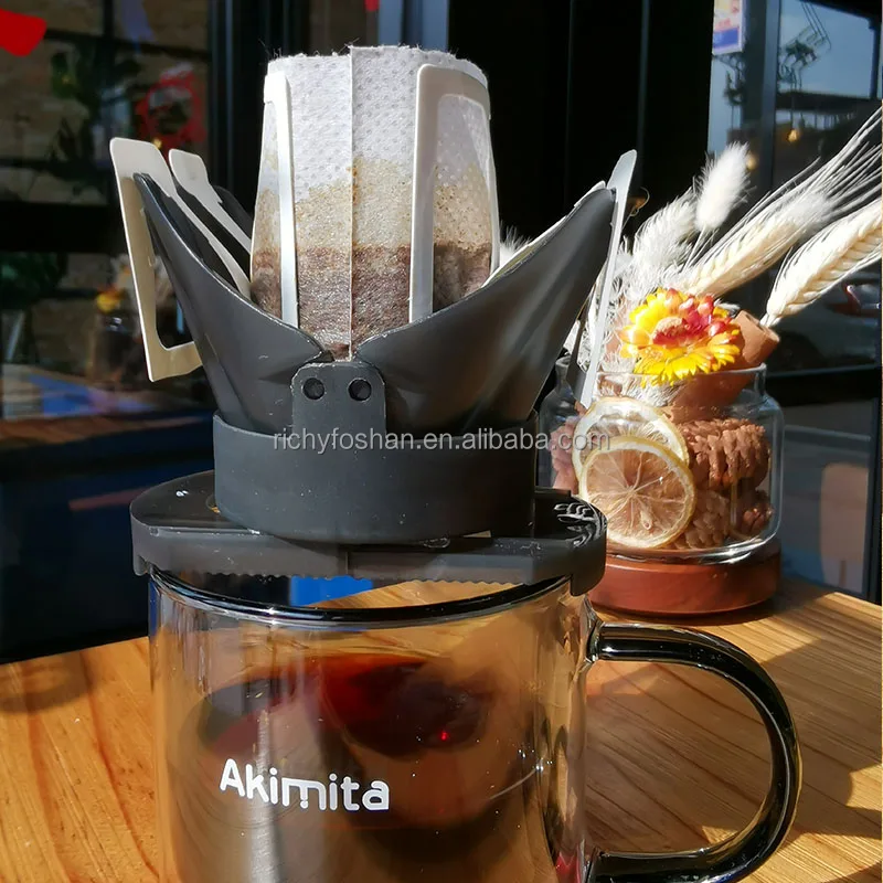 Portable Coffee Dripper Filter Cup Cone Shaped Pour Over Coffee Dripper