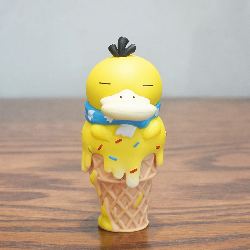 8 kinds of ice cream cones ice cream Bikachu pet little A elf wonderful frog seeds duck toy doll mold