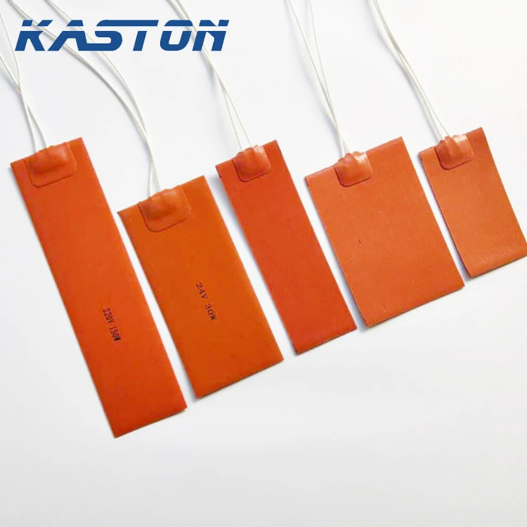 240v 100w high temperature Industrial Electric silicone rubber flexible heat plate for 3d printer