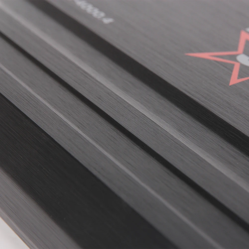 Amplifier aluminium cover with anodizing